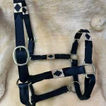 Cabezada de Cuadra de Cuero LD-Black | Pieza Artesanal