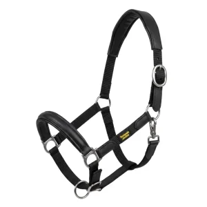 Cabezada de cuadra con cuero vegano y nylon reforzado para caballo