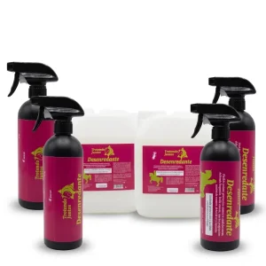 Desenredante para caballos natural en spray 500ml y garrafa de recarga 5L