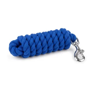 Ramal para caballo de algodón trenzado en color azul marino